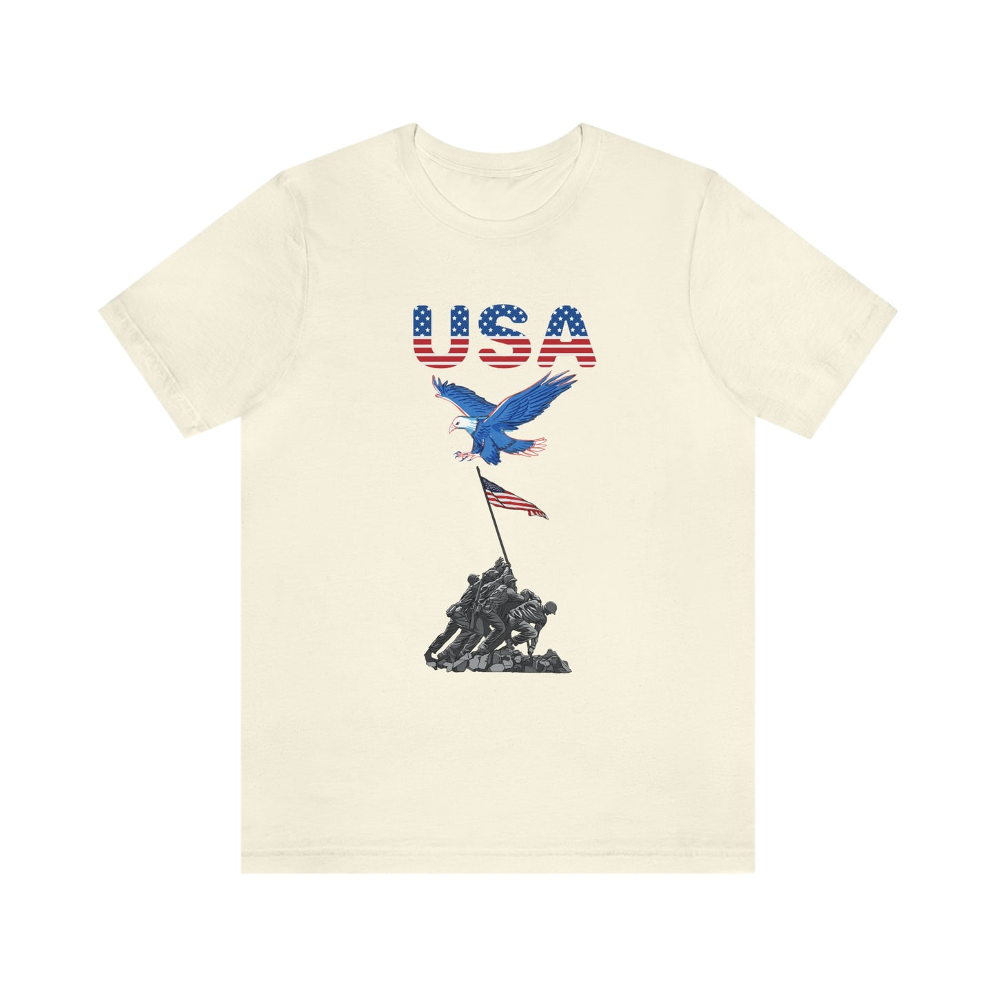 Happy 4th of July T-Shirt,  USA Flag, Patriot Shirts, Unisex Jersey Short Sleeve Tee