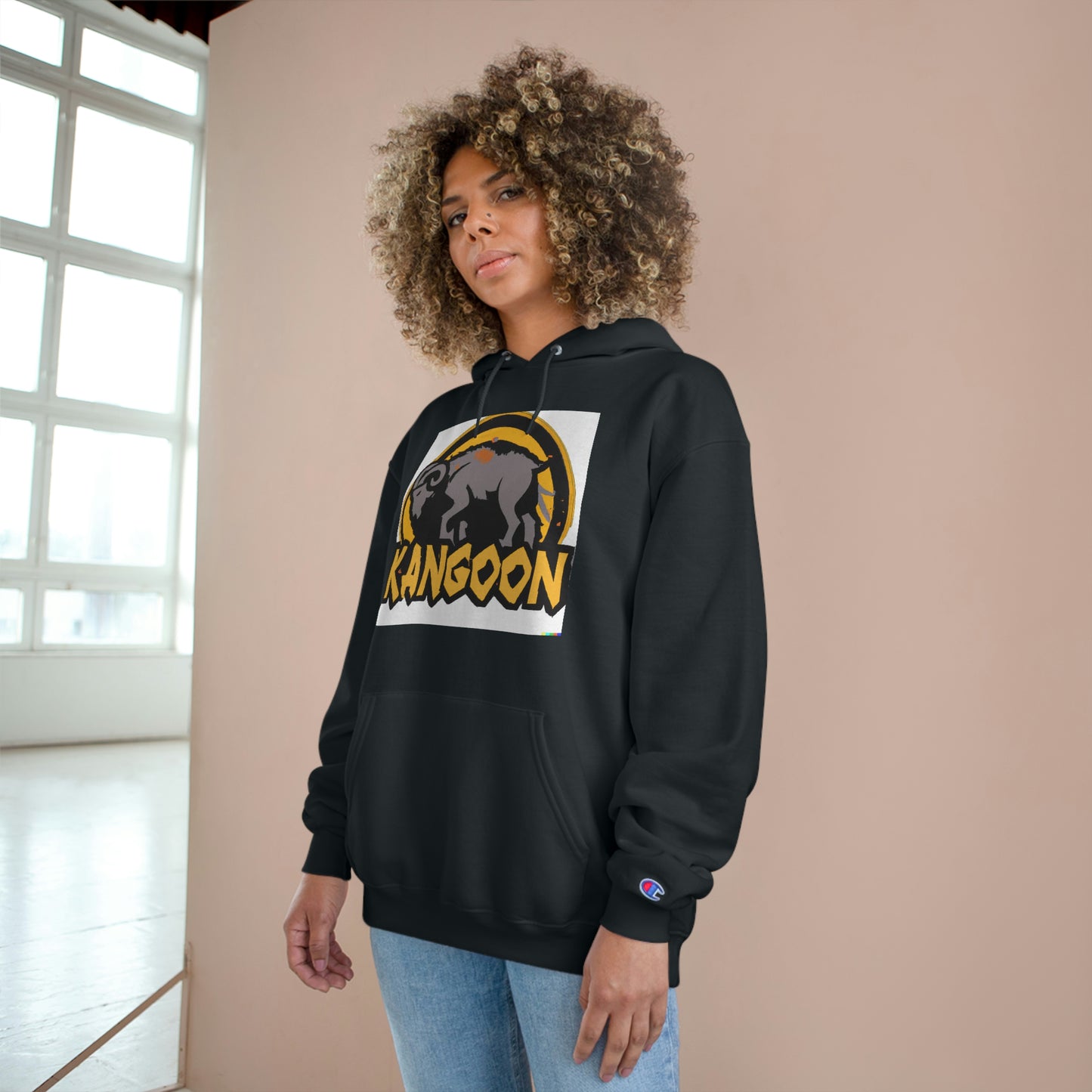 Hoodie Elevate Your Style with Konaloo's Kangoon Champion Hoodie - Perfect for Everyday Wear or as a Unique Gift!