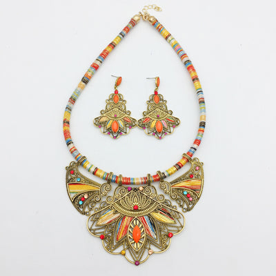 Boho ethnic necklace