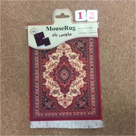 Persian style tassel carpet mouse pad