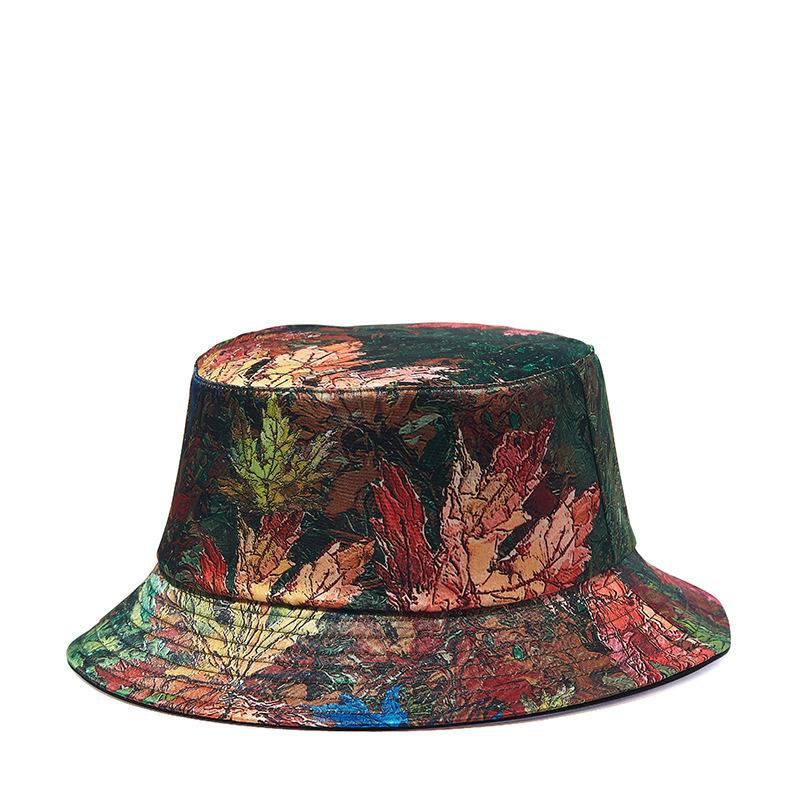 Graffiti Print Fisherman Hat Hip-Hop Disc Hat