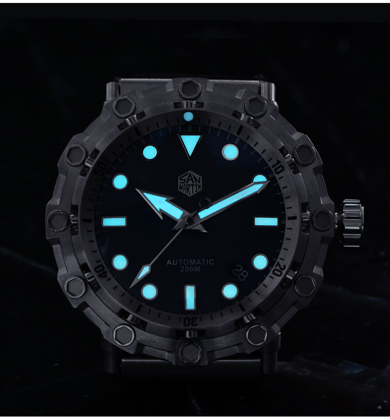 Titanium alloy mechanical limited edition watch men