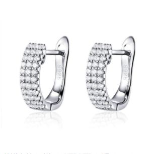 925 silver zircon earrings. Spread Your Wings and Embrace Life's Beauty with 925 Silver Butterfly Earrings