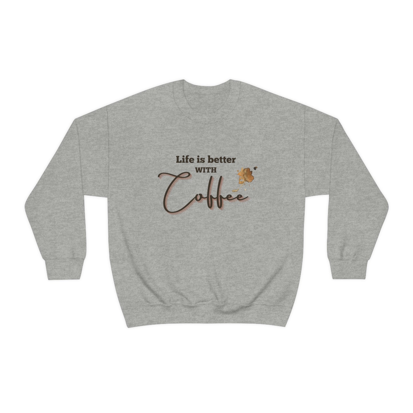 Sweatshirt Experience the Joy of Coffee with Konaloo's Unisex Heavy Blend Crewneck Sweatshirt - Perfect for Coffee Lovers!