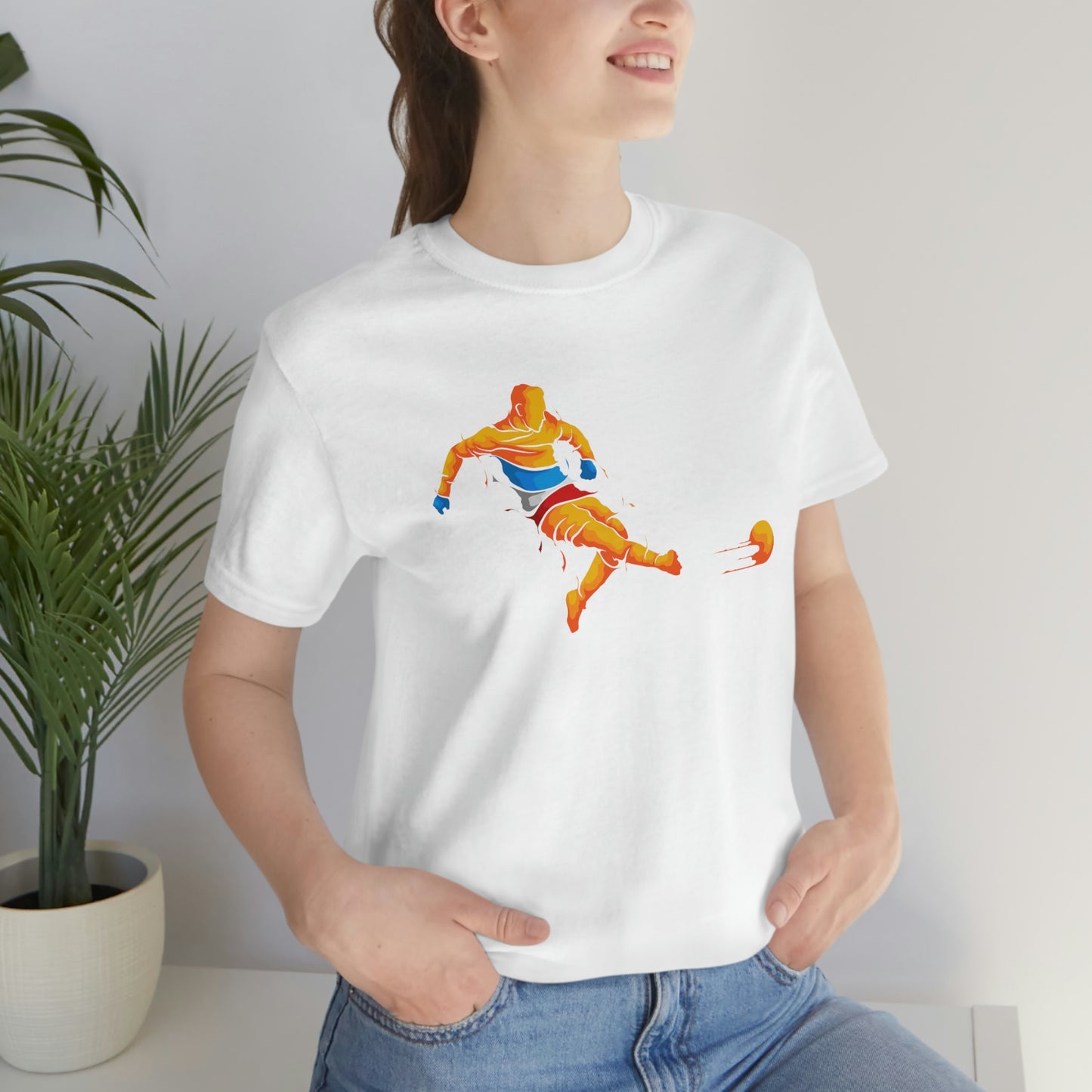 A Unisex Shirt, Gifts for Mom, Birthday Gifts for Him and Her, Cute Mama Shirt, Soccer Mom T-Shirt,Mom Gift,Cute Soccer Shirt unisex Jersey Short Sleeve Tee