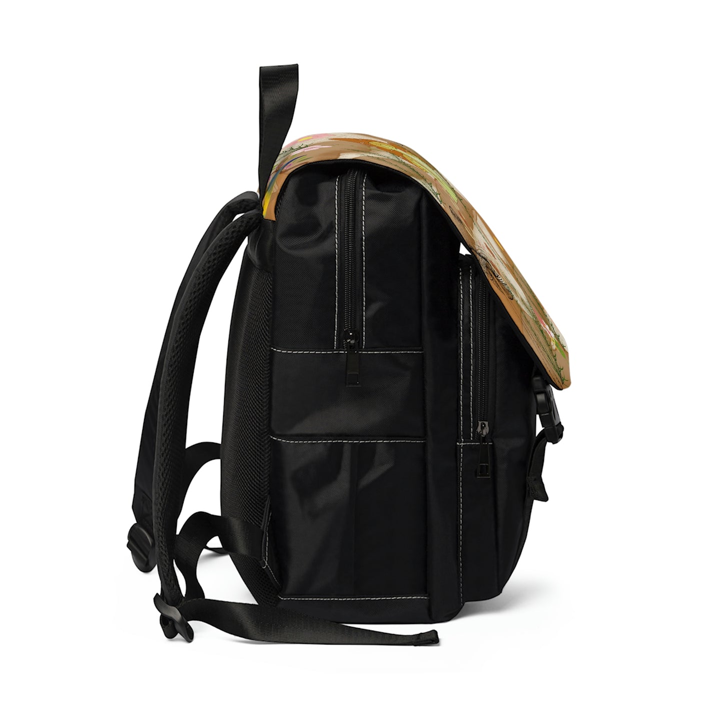 Stay Organized on-the-go with a Classic Casual Backpack: Durable Oxford Canvas with Multiple Compartments and Laptop Sleeve