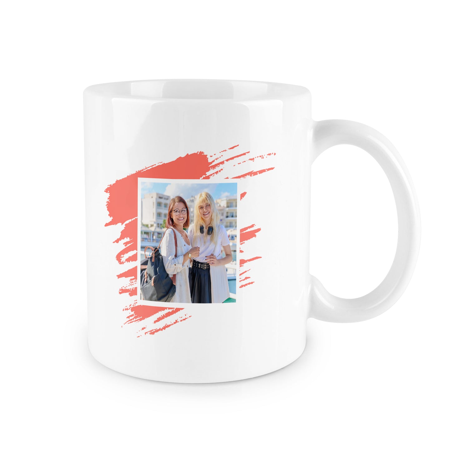 Costomized Classic White Mug (11 OZ) - Upload your photo, Personalized gift for mom