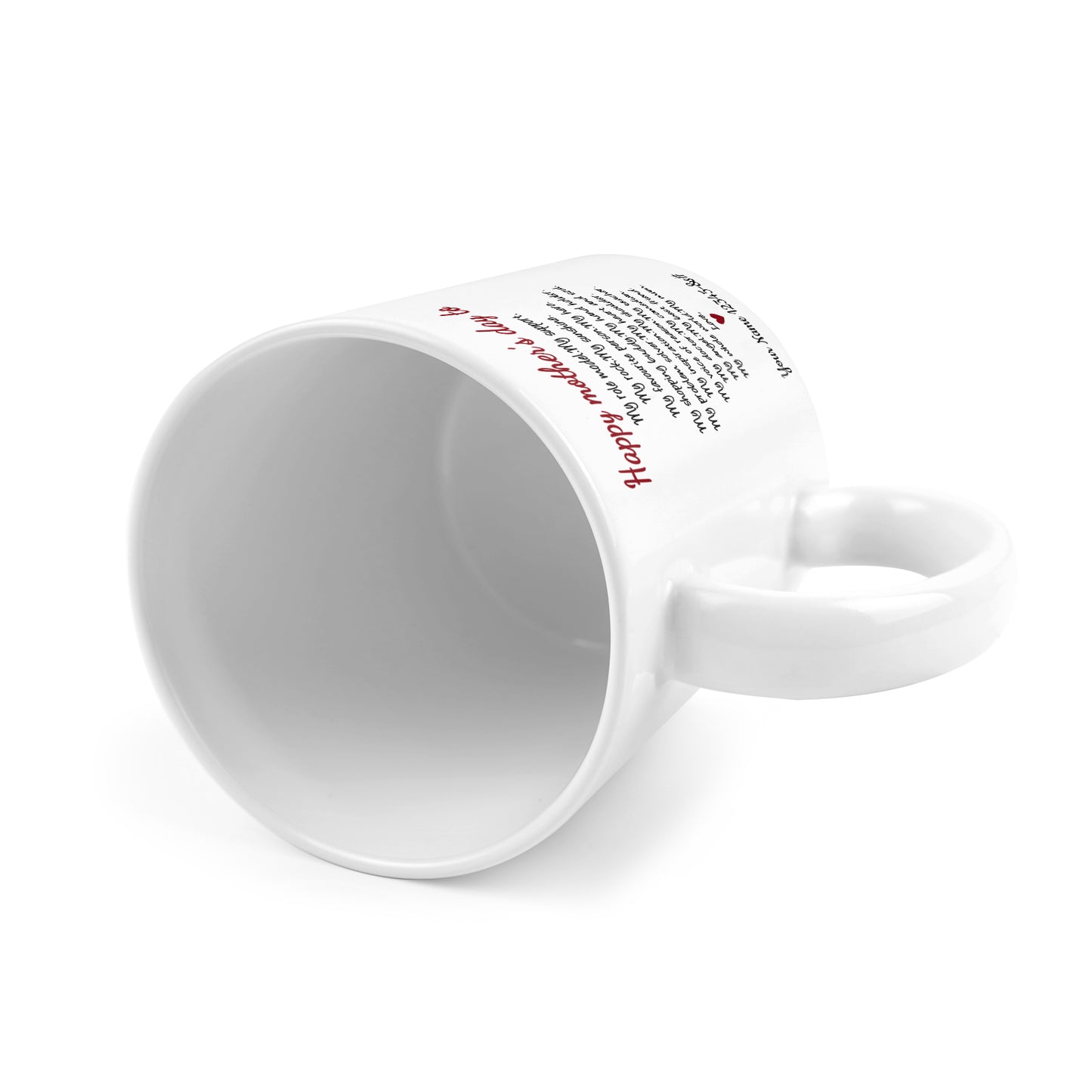 Costomized Classic White Mug (11 OZ) - Upload your photo, Personalized gift for mom