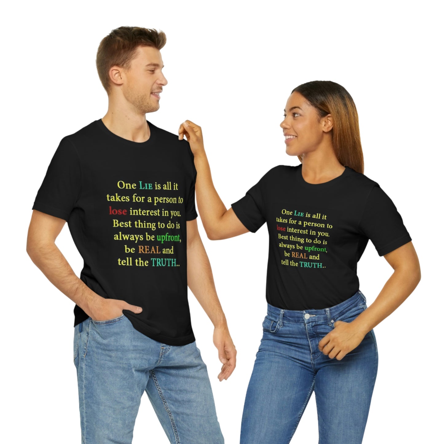 A Shirt for honest people Honesty is the Best Policy Unisex Jersey Short Sleeve Tee