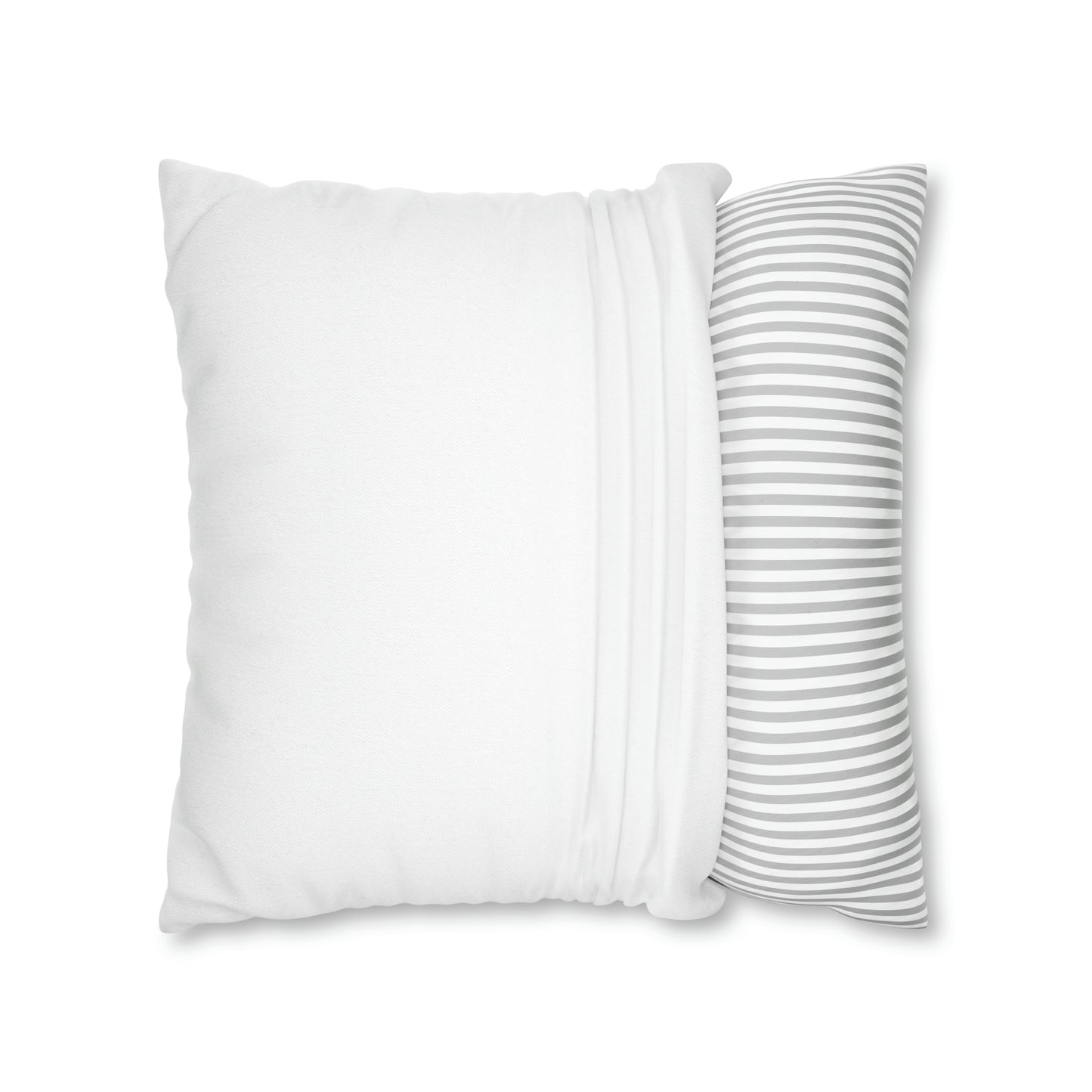 White Riding the wave Polyester Square Pillow | Spun Polyester Square Pillow Case | Surfboard | flower Décor pillow