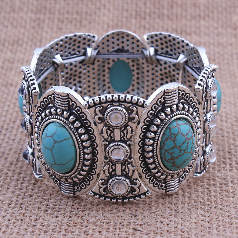 Gypsy Wanderer Turquoise Bracelet