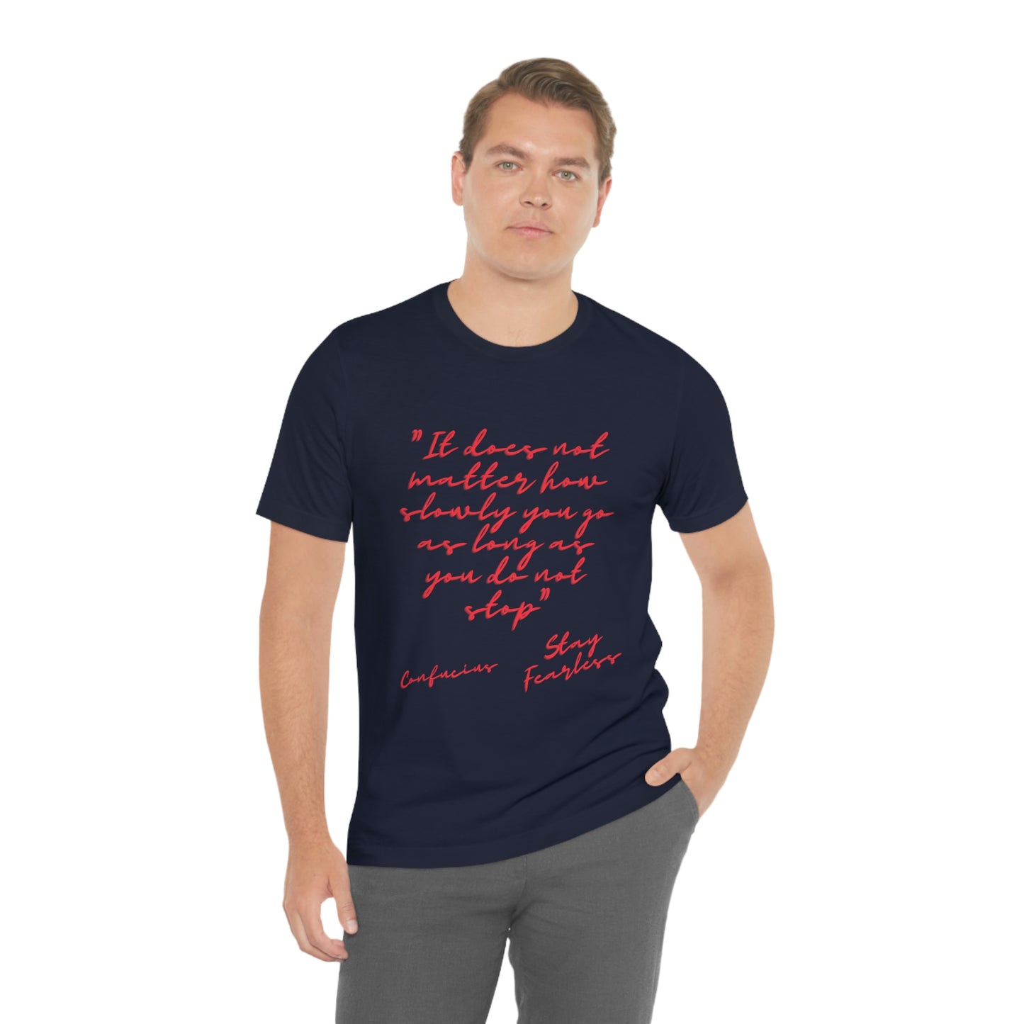 A Great Tee Inspire with Confidence: Men and Women's Confucius Jersey Tee