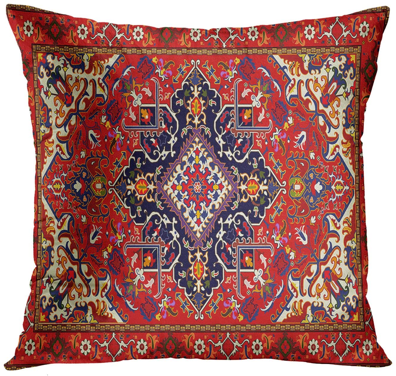 Persian Ethnic Linen Bohemian Pillowcase