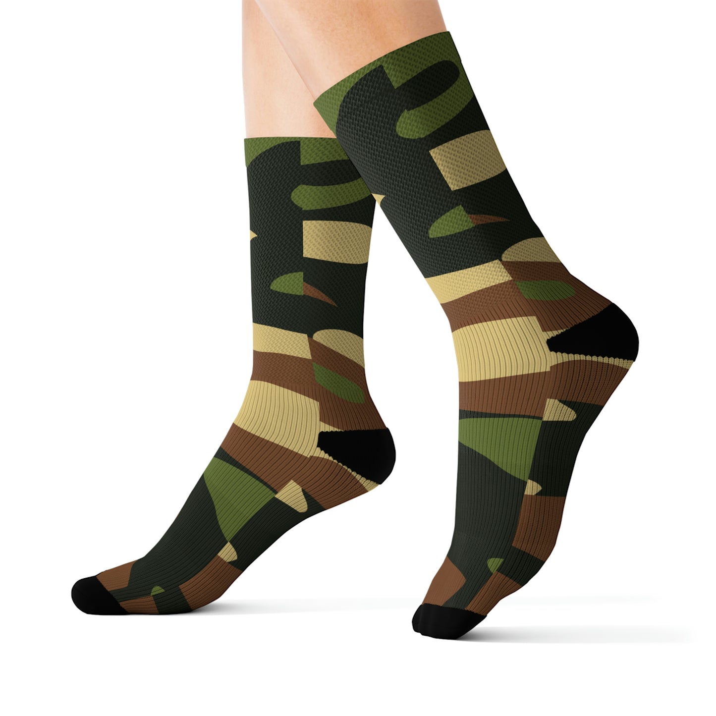 Socks Step Up Your Style with Konaloo's Camouflage Men Sublimation Socks - Perfect for Everyday Wear or as a Unique Gift!