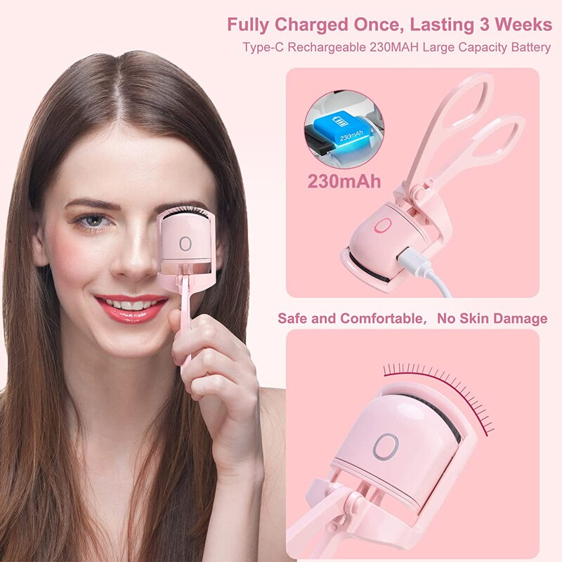 Heated Eyelash Curler Rechargeable