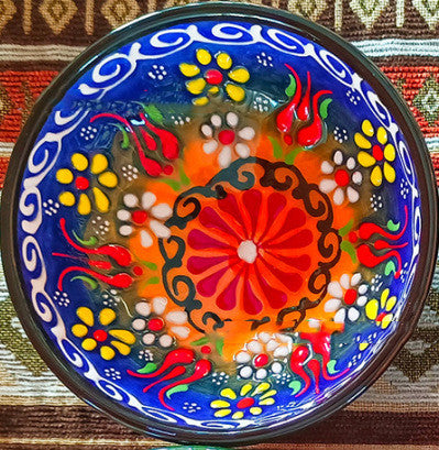 Light Luxury Ethnic Turkish Ceramic Bowl