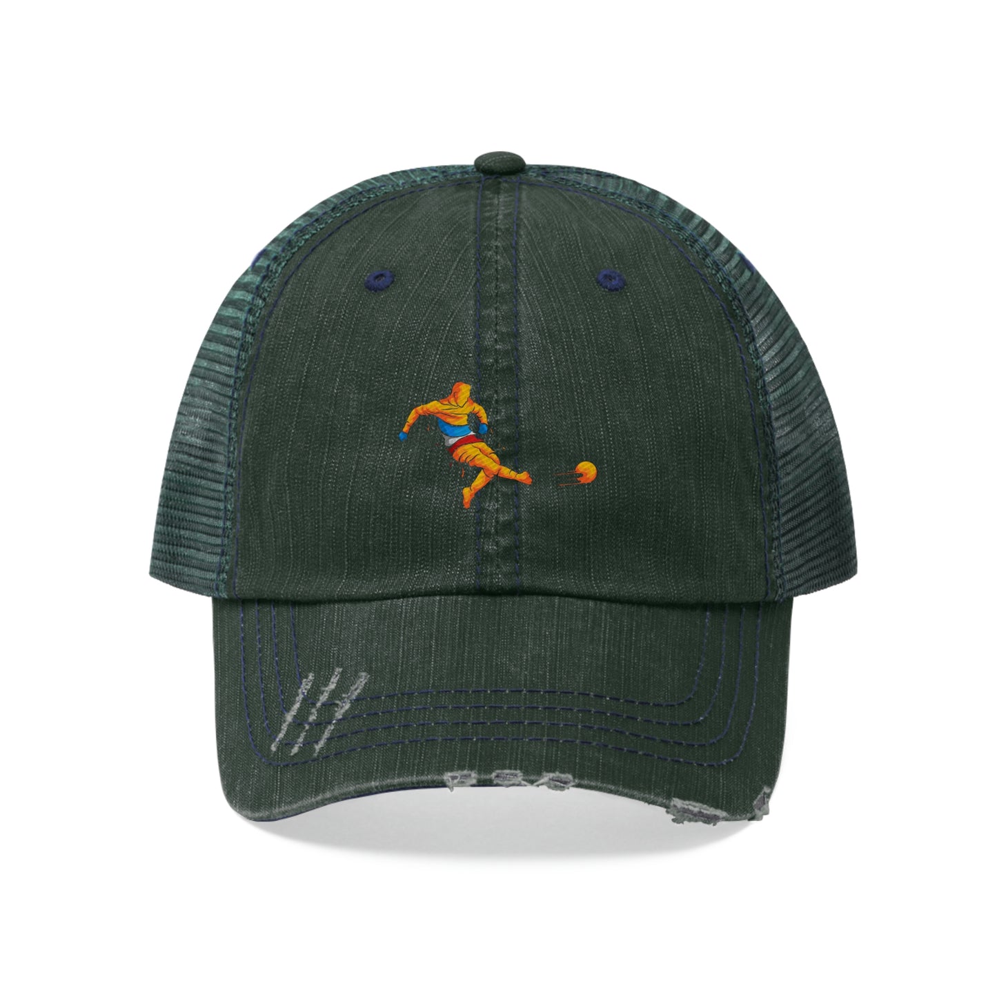 Hat Comfortable Soccer Logo Hat for Men and Women Trucker Hat