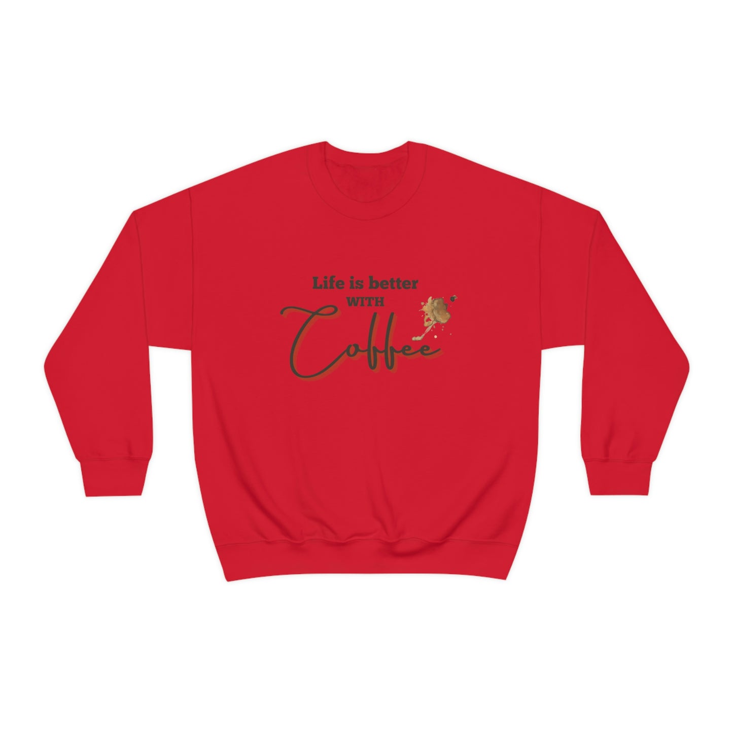 Sweatshirt Experience the Joy of Coffee with Konaloo's Unisex Heavy Blend Crewneck Sweatshirt - Perfect for Coffee Lovers!