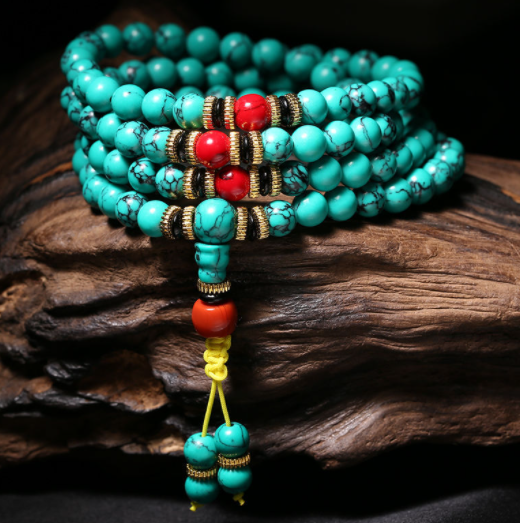 Turquoise Bracelet Tibetan Style Men's And Women's Turquoise