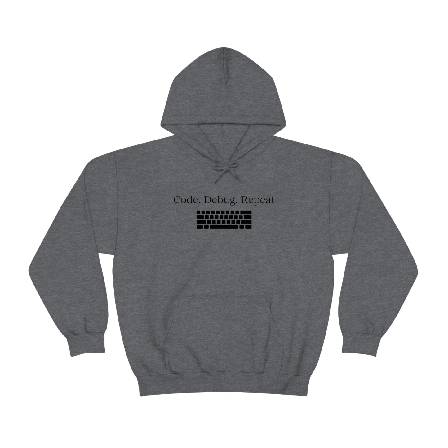 Wrap Yourself in Style and Functionality with Our Code.Debug.Repeat Unisex Heavy Blend™ Hooded Sweatshirt