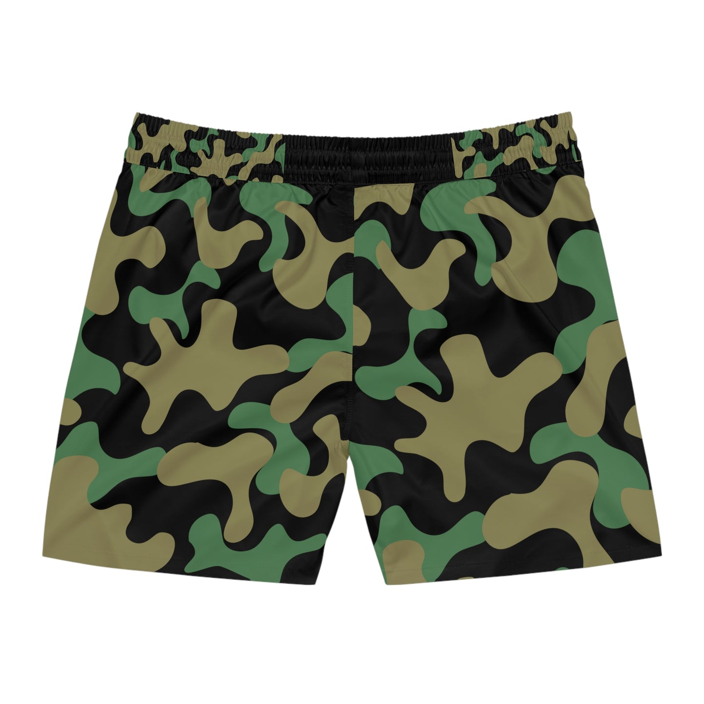 Swimwear Dive into Style with Konaloo's Camouflage Men's Mid-Length Swim Shorts Swim Trunks - Featuring Tiger Stripe Jungle Camouflage Design!