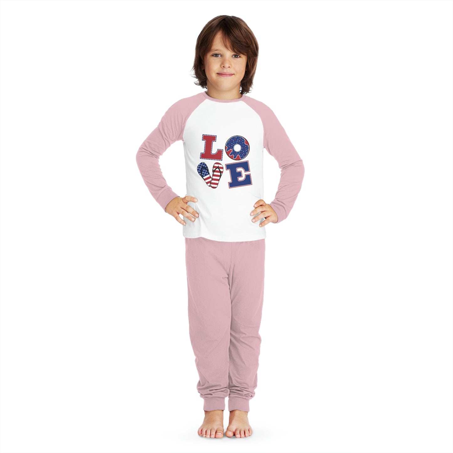 Spread Love with Our Adorable 'Love' Kids Pajama Set - A Comfy and Cute Addition to Your Little One's Sleepwear Collection