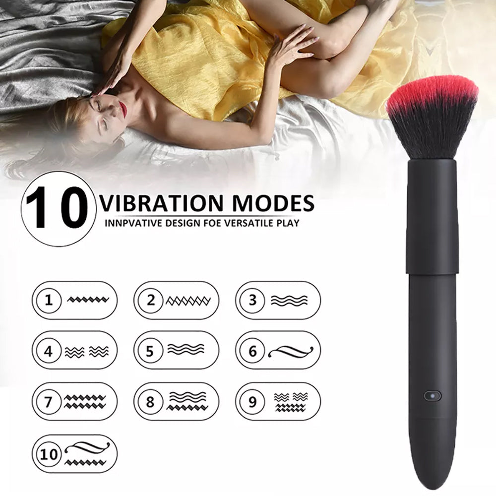 USB Silicone Makeup Brush Plus Bullet Vibrator