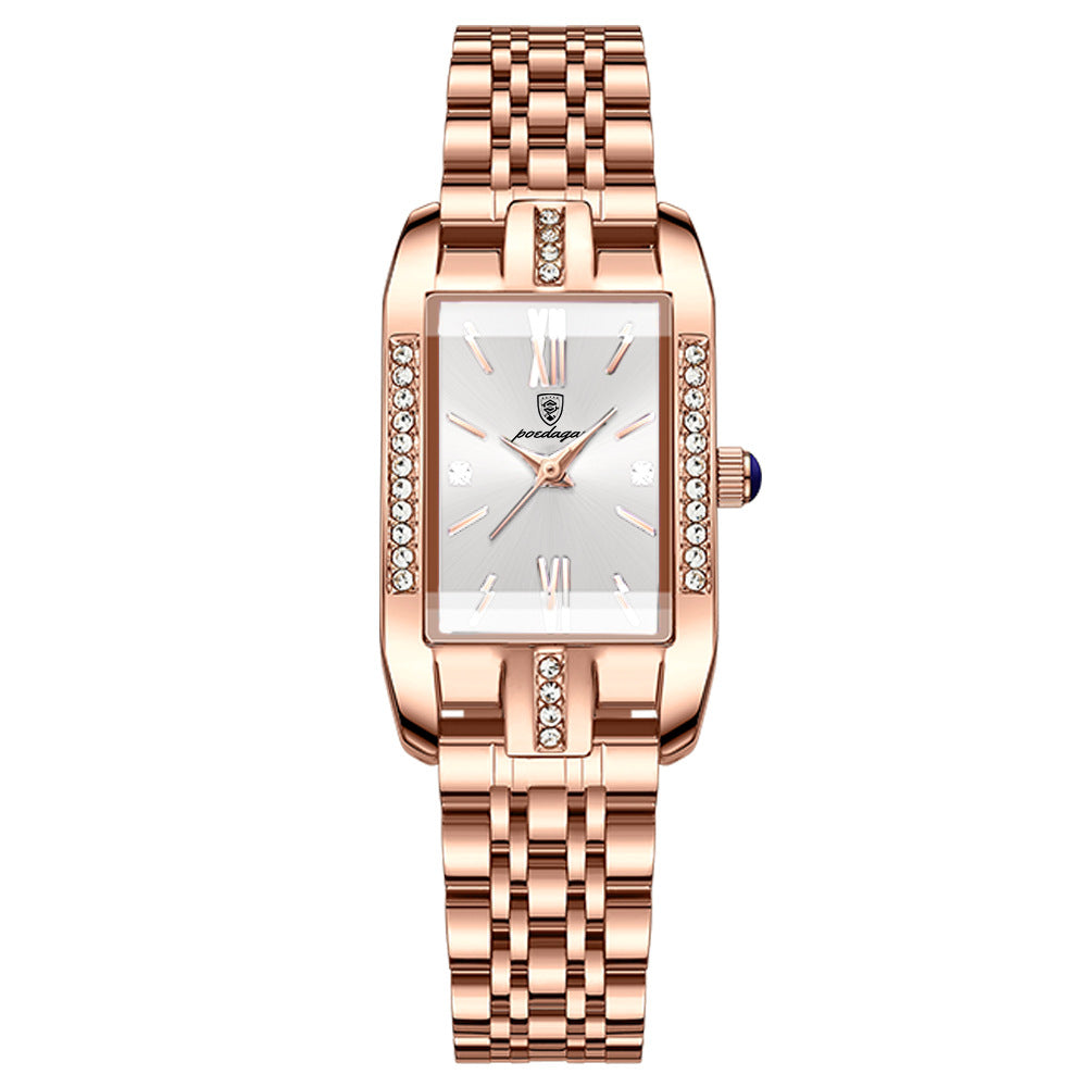 Stay Fashionable and On Time with Our New Ladies Waterproof Quartz Watch - A Must-Have for Every Fashion-Forward Woman