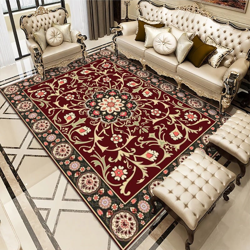 Ethnic Persian Retro Bedroom Study Classical Rug
