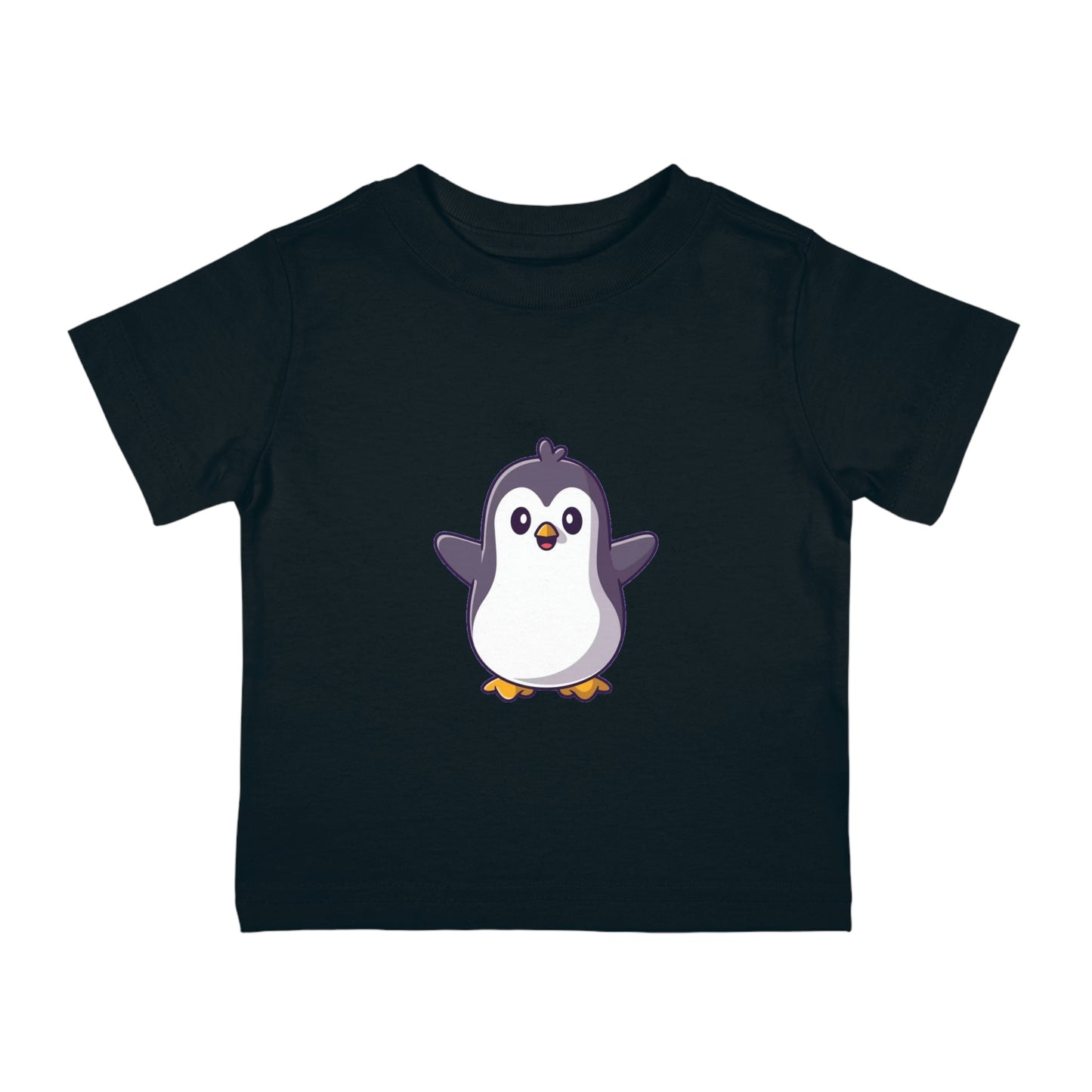 Stay Cool and Cute with Our Adorable Penguin Infant Cotton Jersey Tee