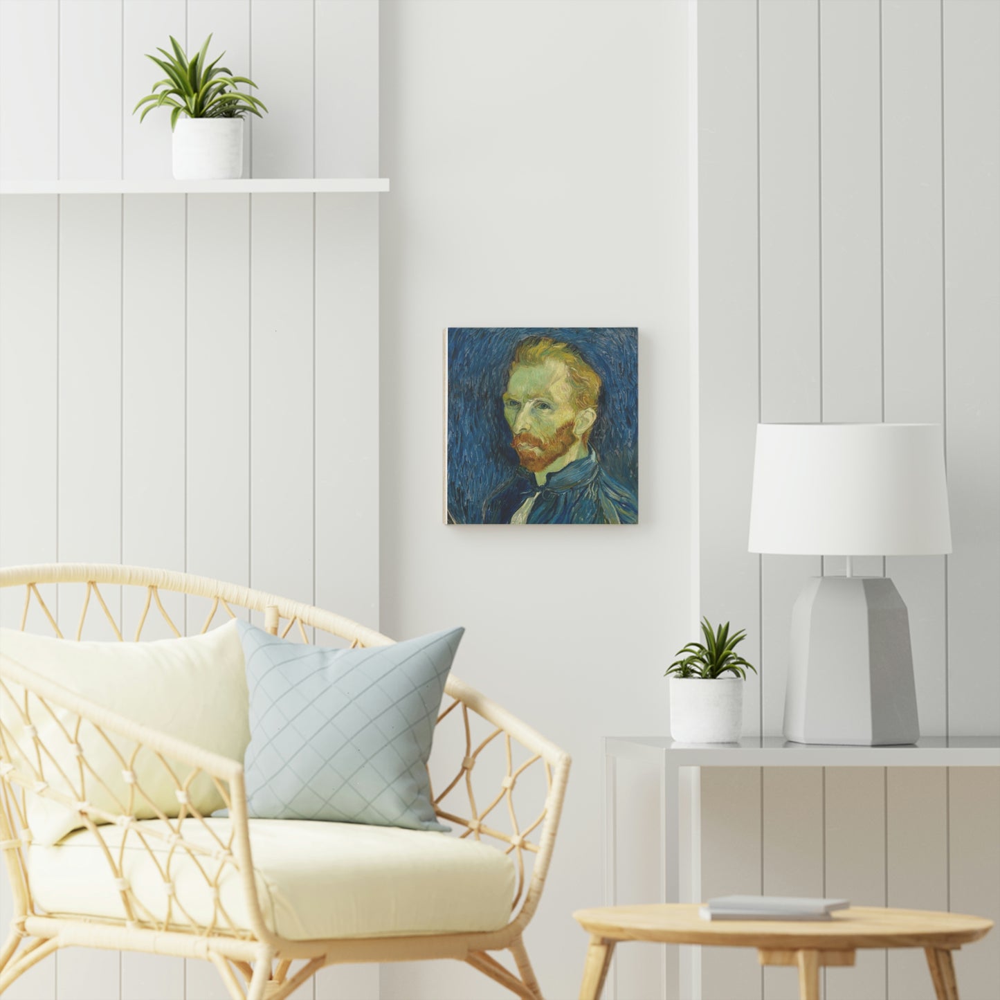 Art Rustic Charm: Personalize Your Home Decor with Wood Canvas Prints