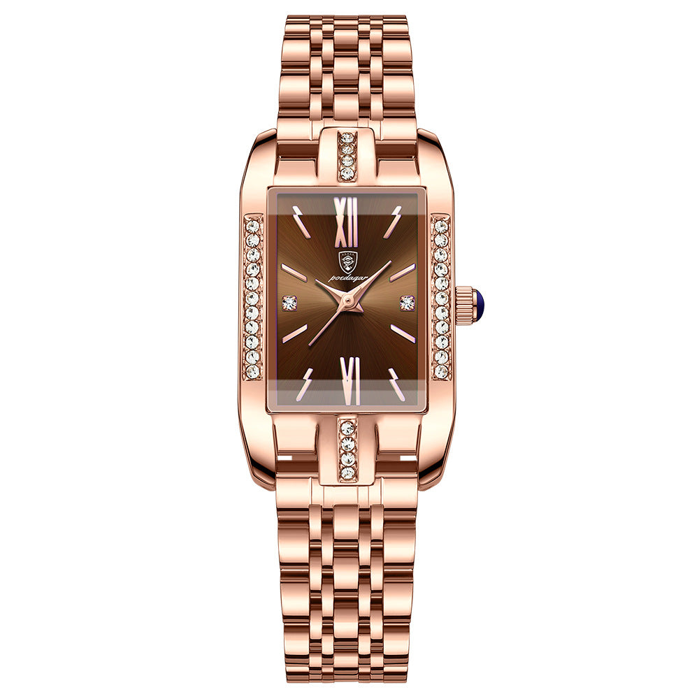 Stay Fashionable and On Time with Our New Ladies Waterproof Quartz Watch - A Must-Have for Every Fashion-Forward Woman