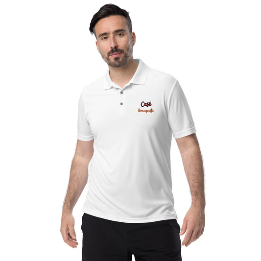 Adidas Shirt Elevate Your Style and Performance with Bonaparte Coffee Adidas Performance Polo Shirt - Perfect for Both Men and Women!