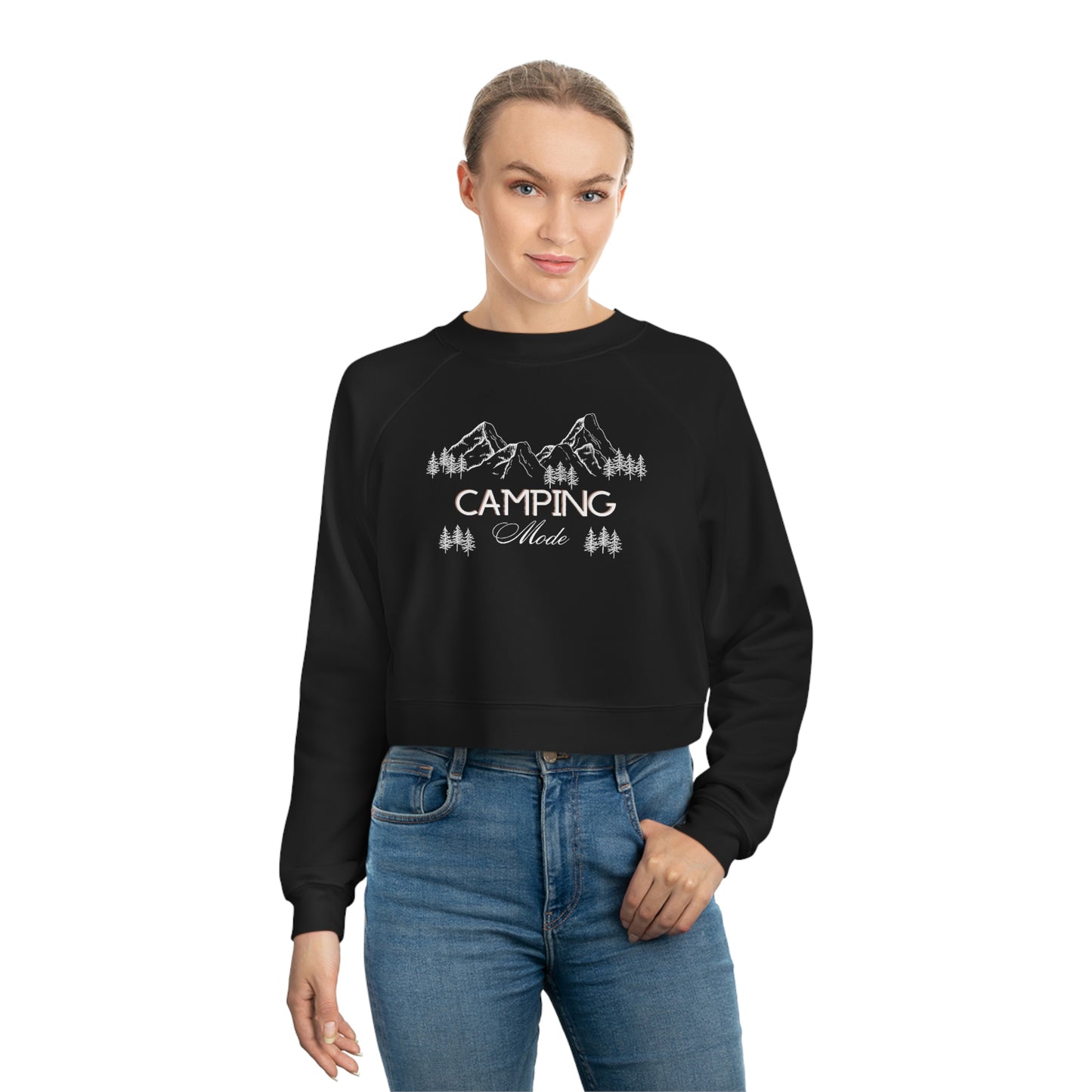 Black Color women camping sweatshirt, sweatshirt, sweat shirts,  sweatshirt gifts, sweatshirts for women