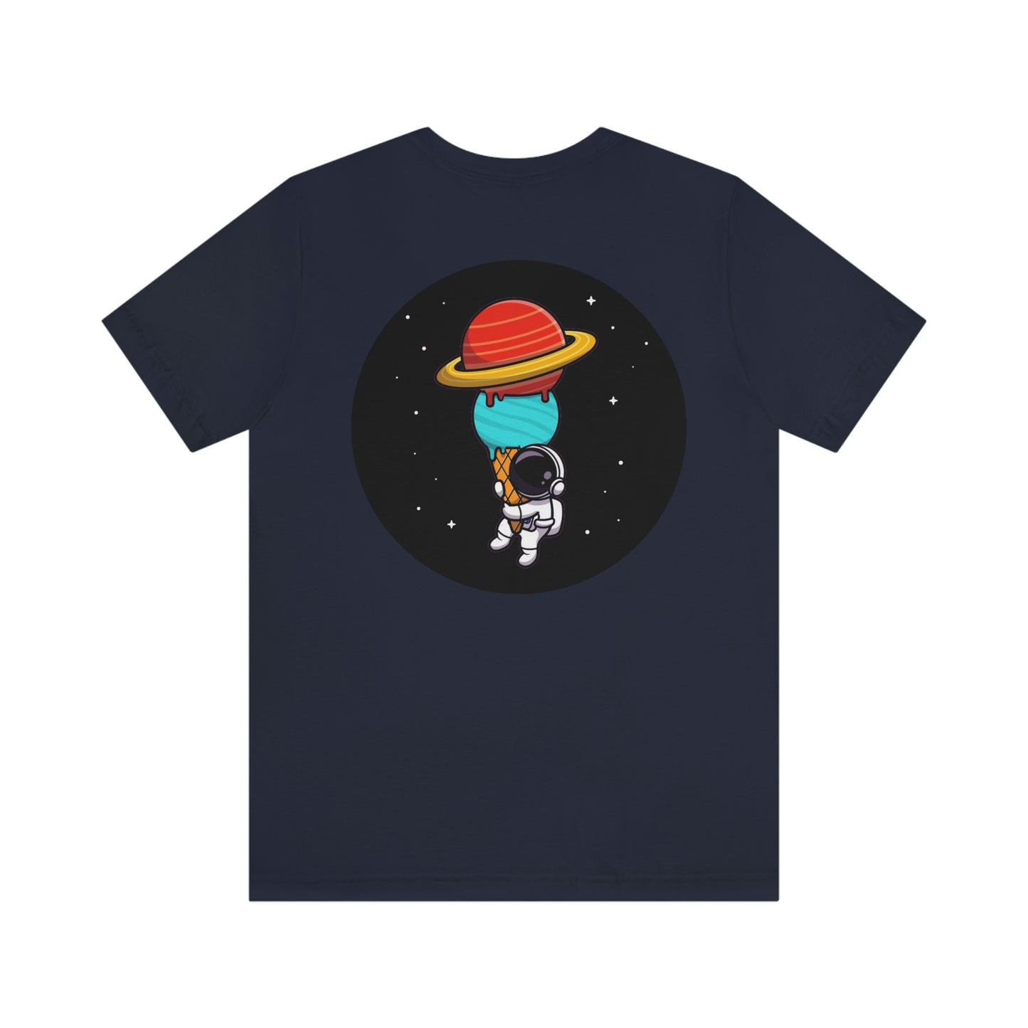 A Comfortable Tee Experience the Comfort of Space with Our Astronaut Spacewalk Ice Cream Adventure Unisex T-Shirt