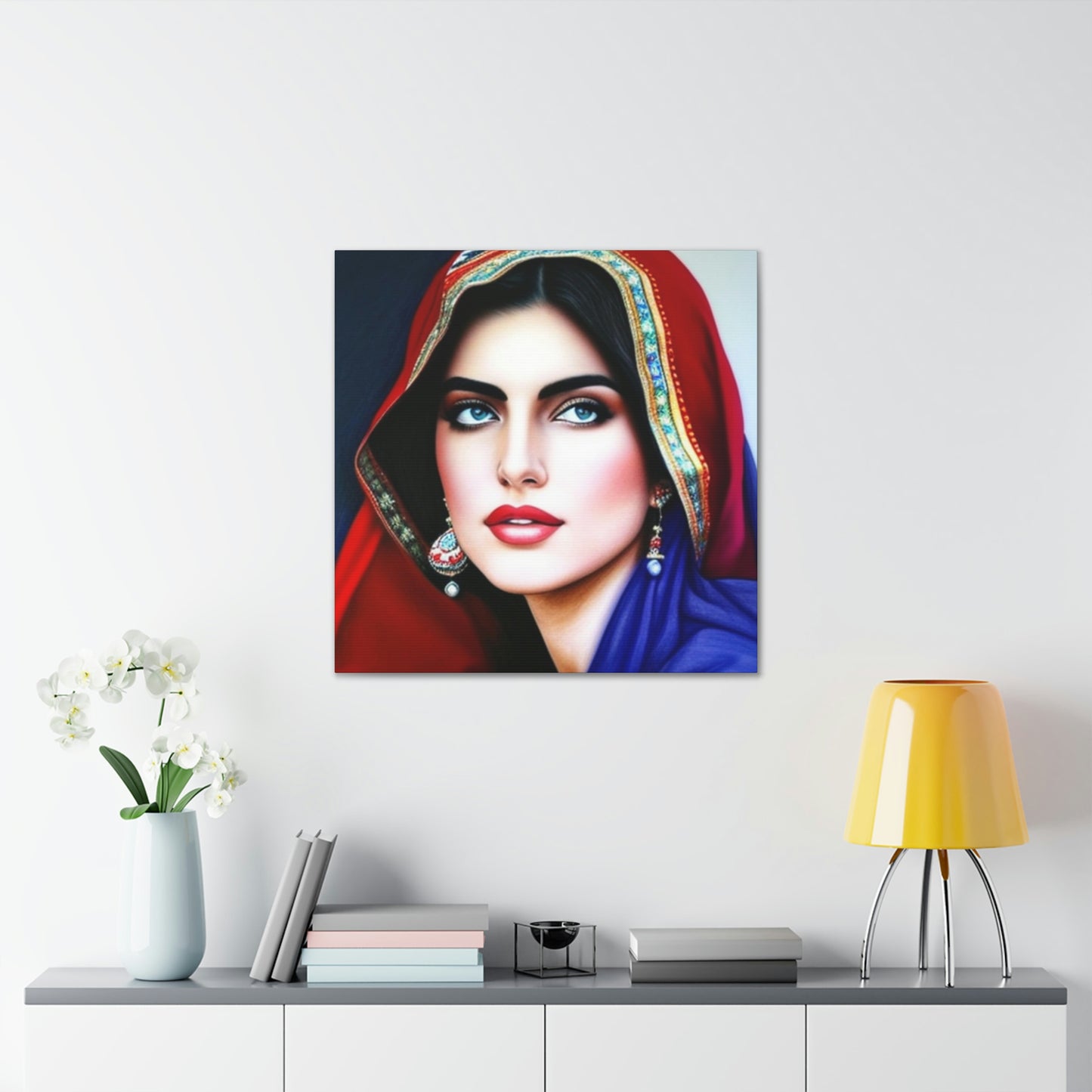 Canvas Gallery Wraps Beautiful Persian Women Drawing