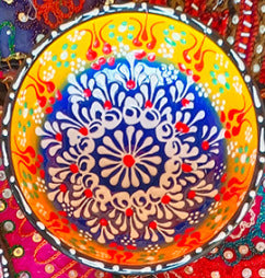 Light Luxury Ethnic Turkish Ceramic Bowl