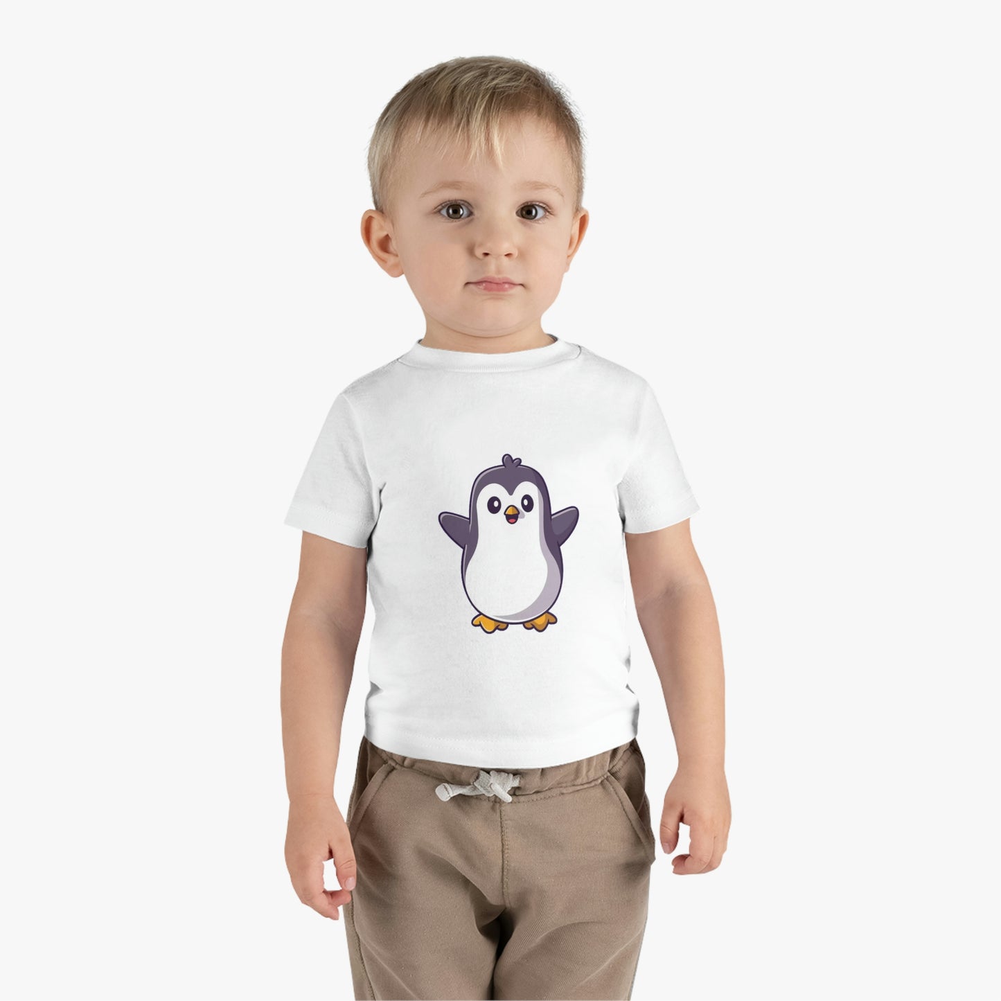 Stay Cool and Cute with Our Adorable Penguin Infant Cotton Jersey Tee