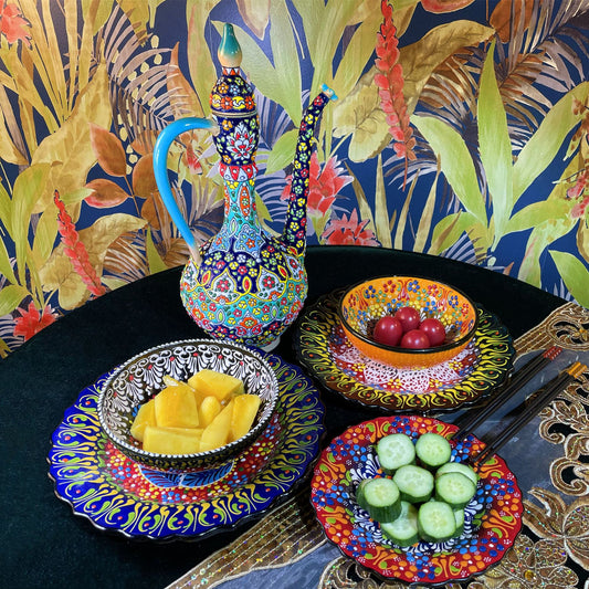 Light Luxury Ethnic Turkish Ceramic Bowl