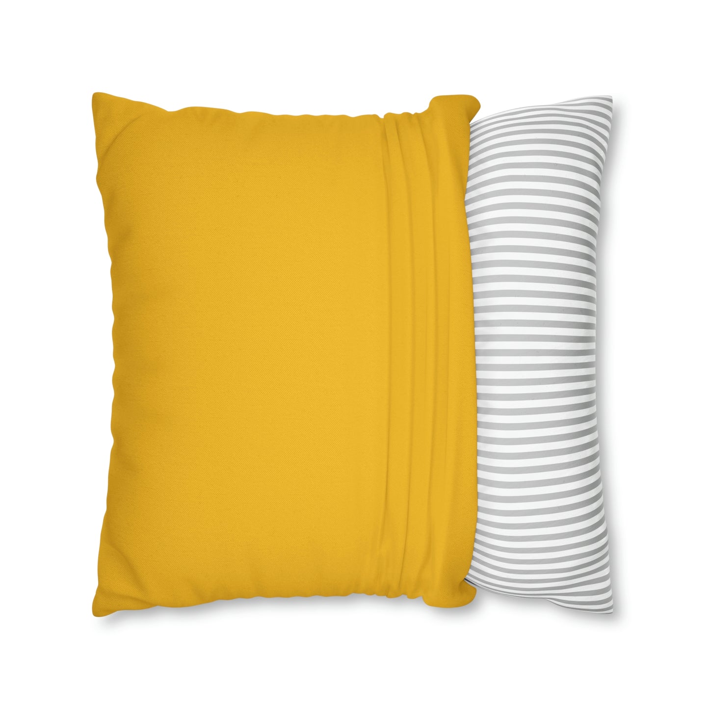 Yellow Riding the wave Polyester Square Pillow | Spun Polyester Square Pillow Case | flower Playing card | Bird Décor pillow