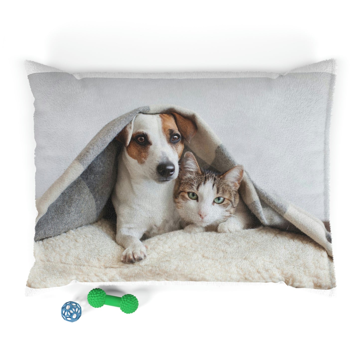 Customize Your Furry Friend's Comfort with Our Personalized Suede Dog Bed - Available in Different Sizes for Both Large and Small Pets, with Washable Cover and Comfy Pillow.