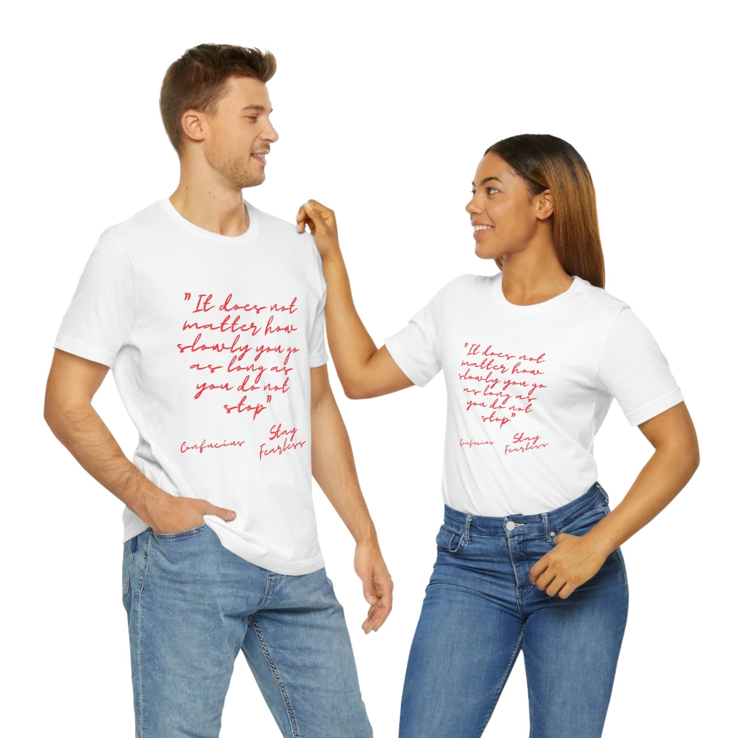A Great Tee Inspire with Confidence: Men and Women's Confucius Jersey Tee