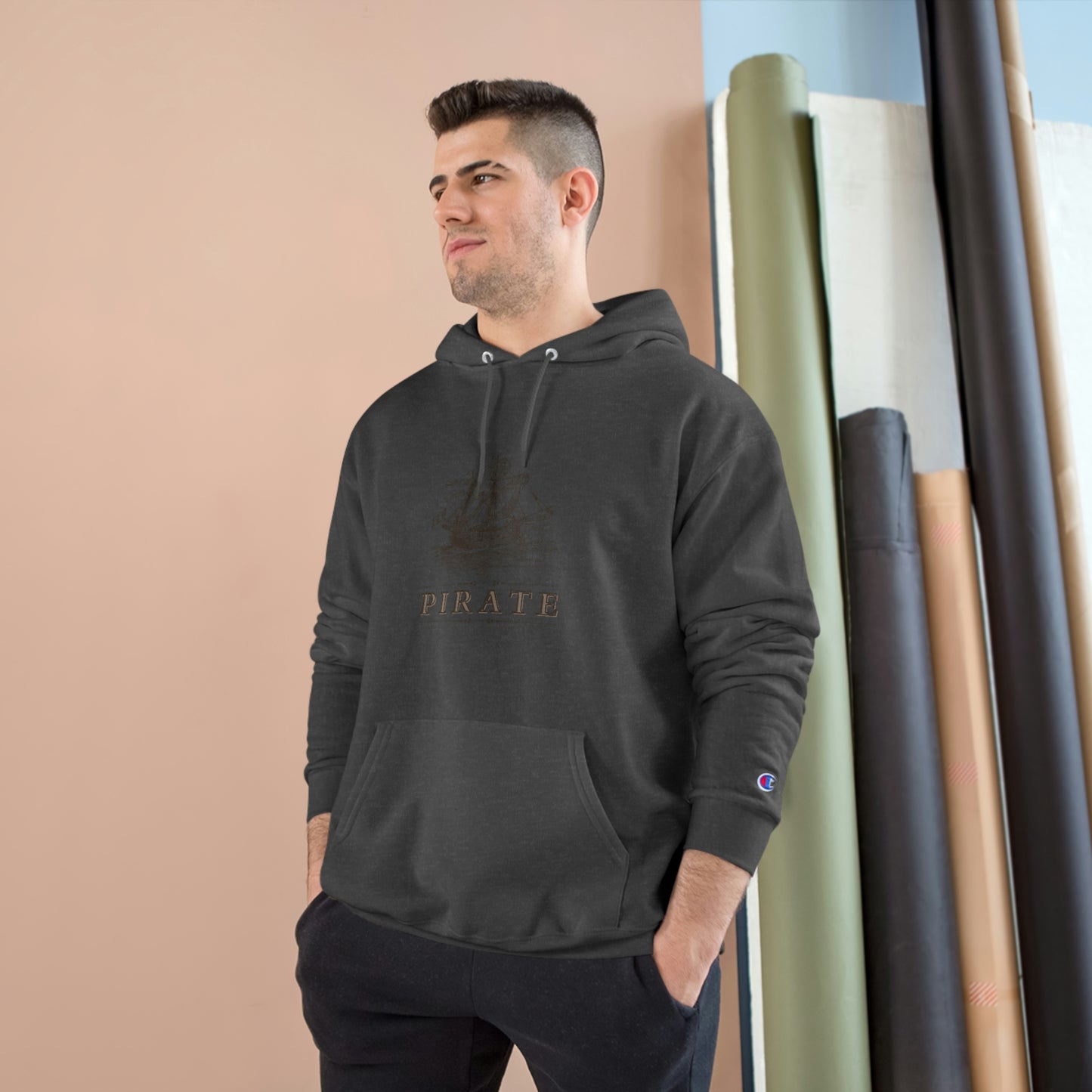 Hoodie Elevate Your Style with Konaloo's Pirate Champion Hoodie - Perfect for Beer Lovers and Everyday Wear!