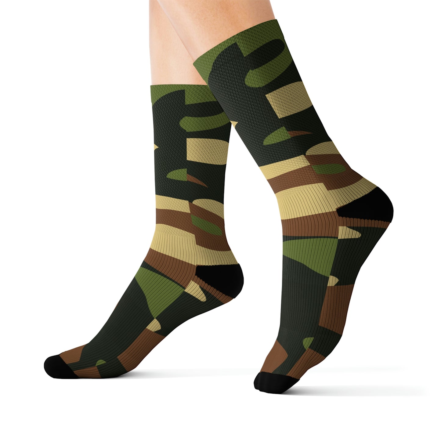 Socks Step Up Your Style with Konaloo's Camouflage Men Sublimation Socks - Perfect for Everyday Wear or as a Unique Gift!