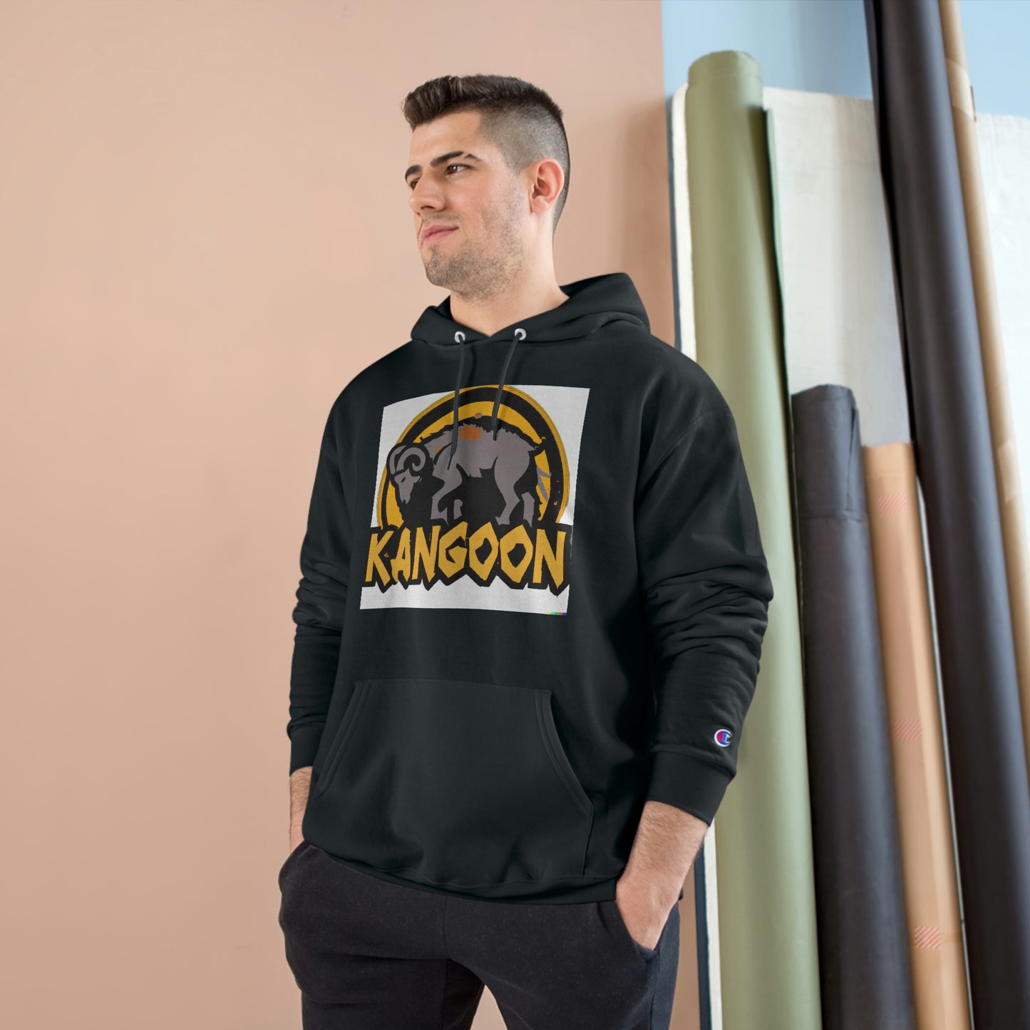 Hoodie Elevate Your Style with Konaloo's Kangoon Champion Hoodie - Perfect for Everyday Wear or as a Unique Gift!