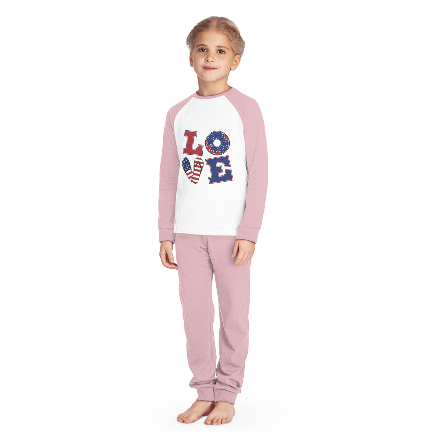 Spread Love with Our Adorable 'Love' Kids Pajama Set - A Comfy and Cute Addition to Your Little One's Sleepwear Collection