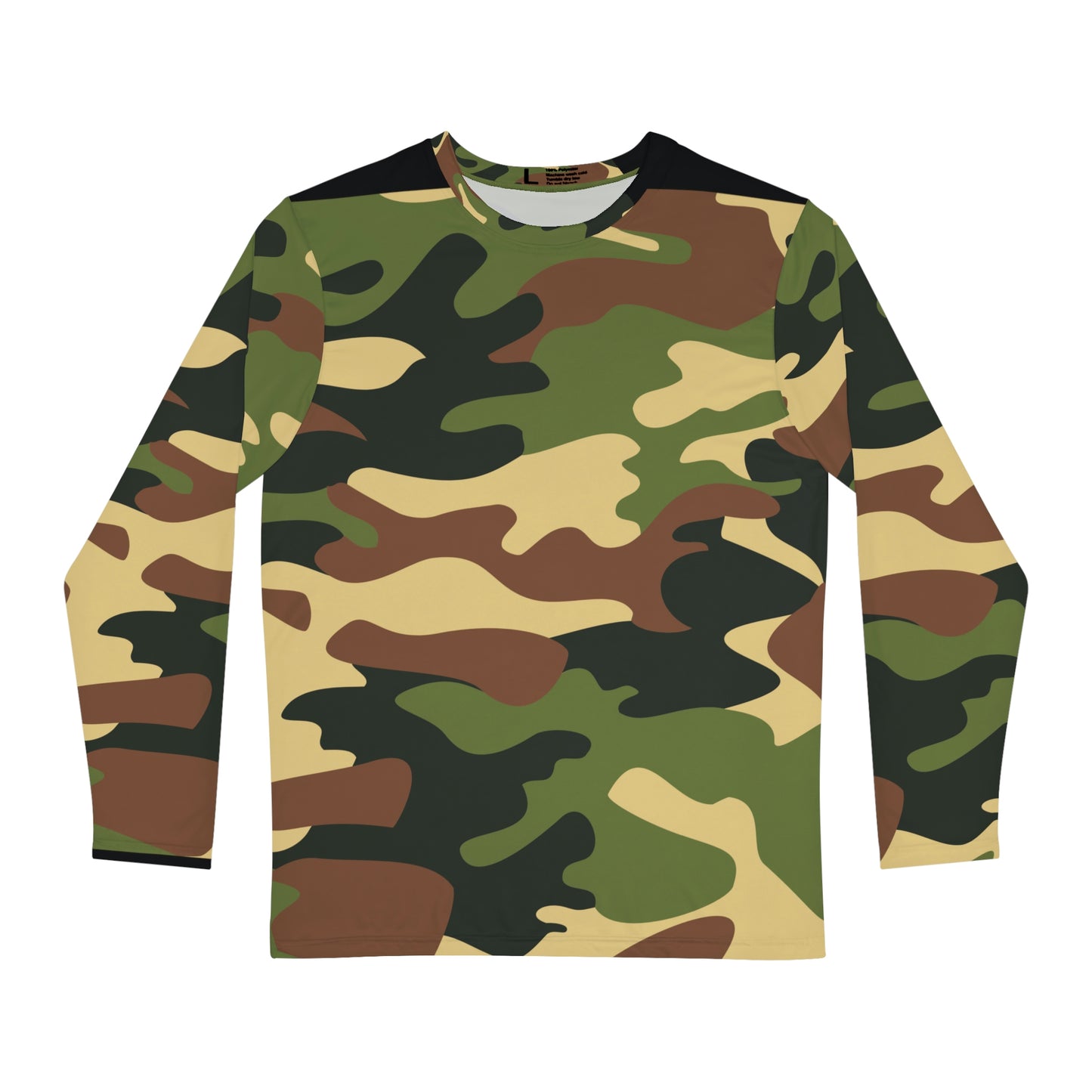 A nice Shirt for Men's Long Sleeve AOP Shirt black green Men Adult Camouflage Men's  - Tiger Stripe Jungle Camouflage