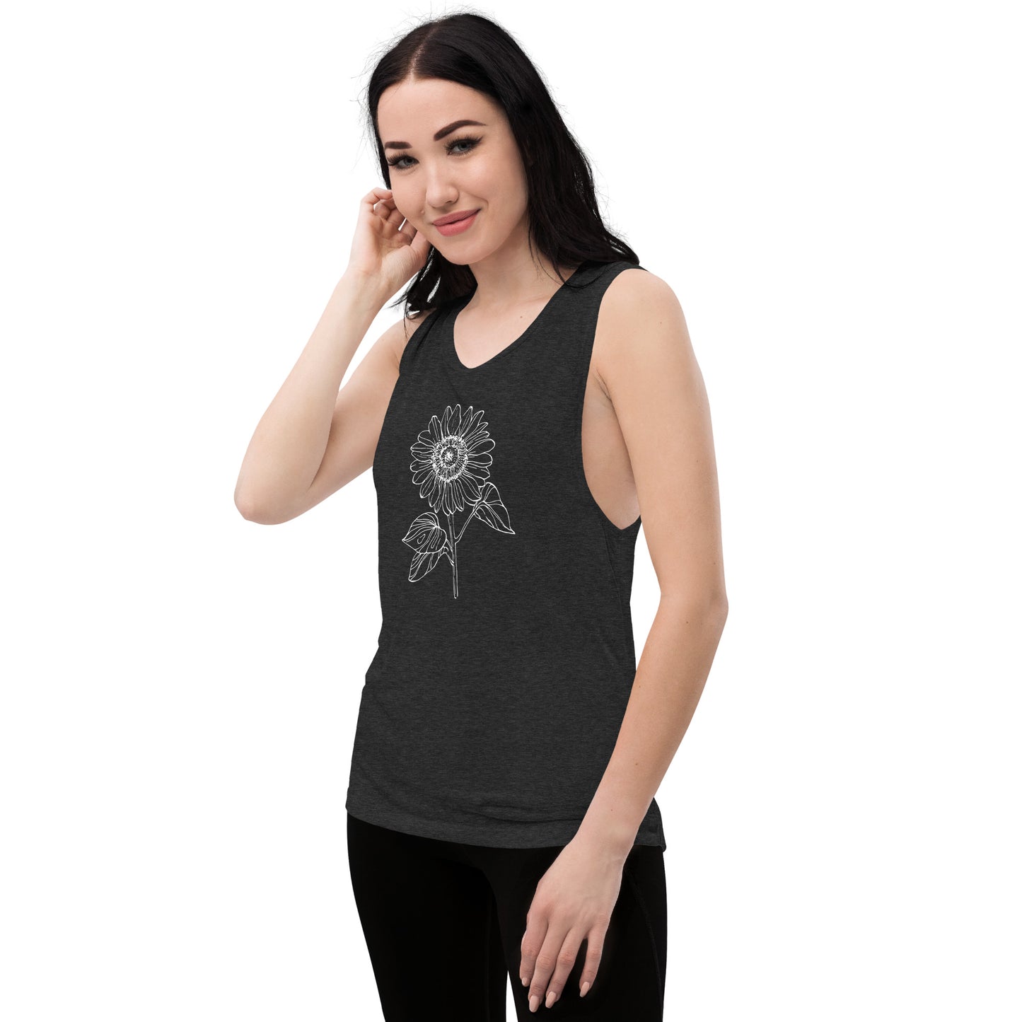 Ladies’ Muscle Tank Sunflower