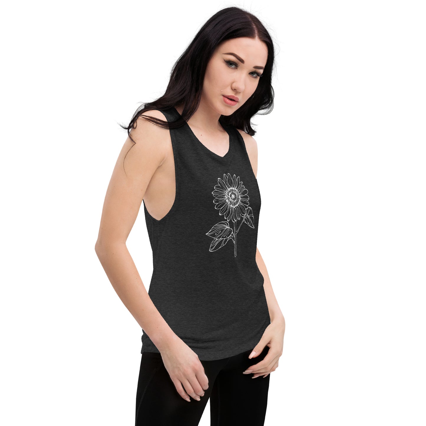 Ladies’ Muscle Tank Sunflower